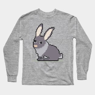 Fashion's Pixel Menagerie Rabbit Long Sleeve T-Shirt